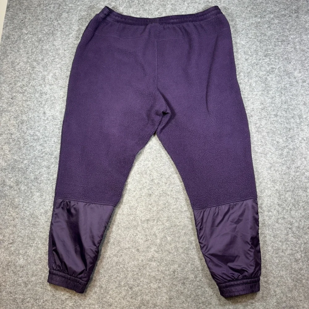 Adidas Originals Mens R.Y.V TF Purple Sherpa Fleece Track Joggers Pants 2XL